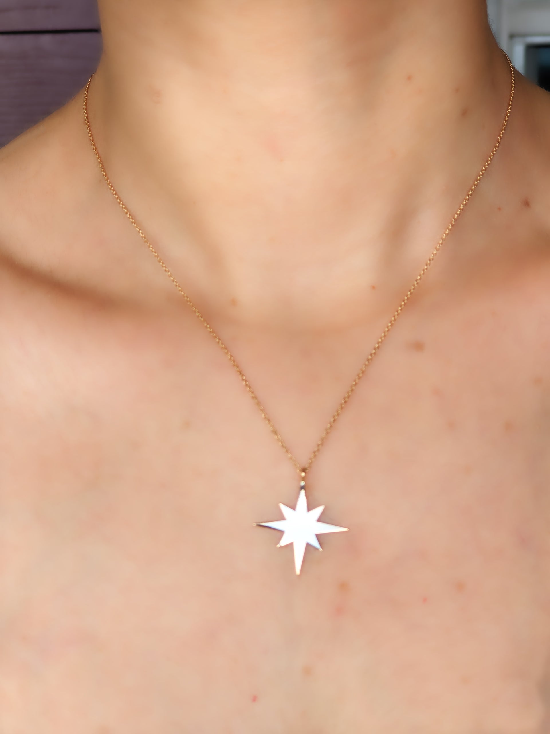 Gold Star Necklace