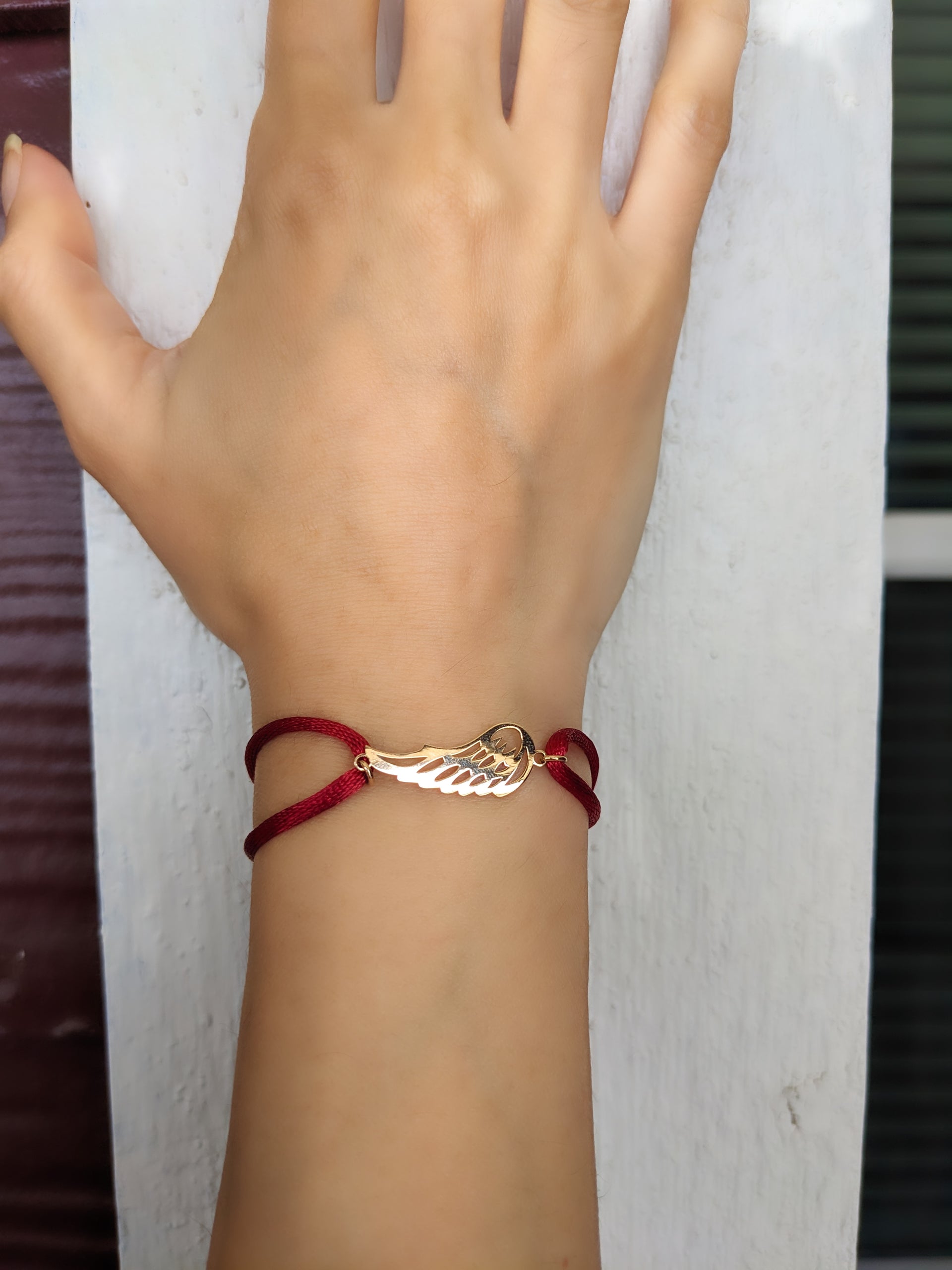 Gold Angel Wing Bracelet