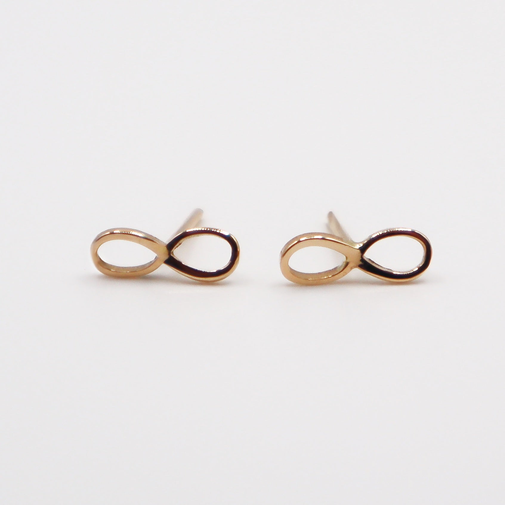 Gold Infinity Earrings