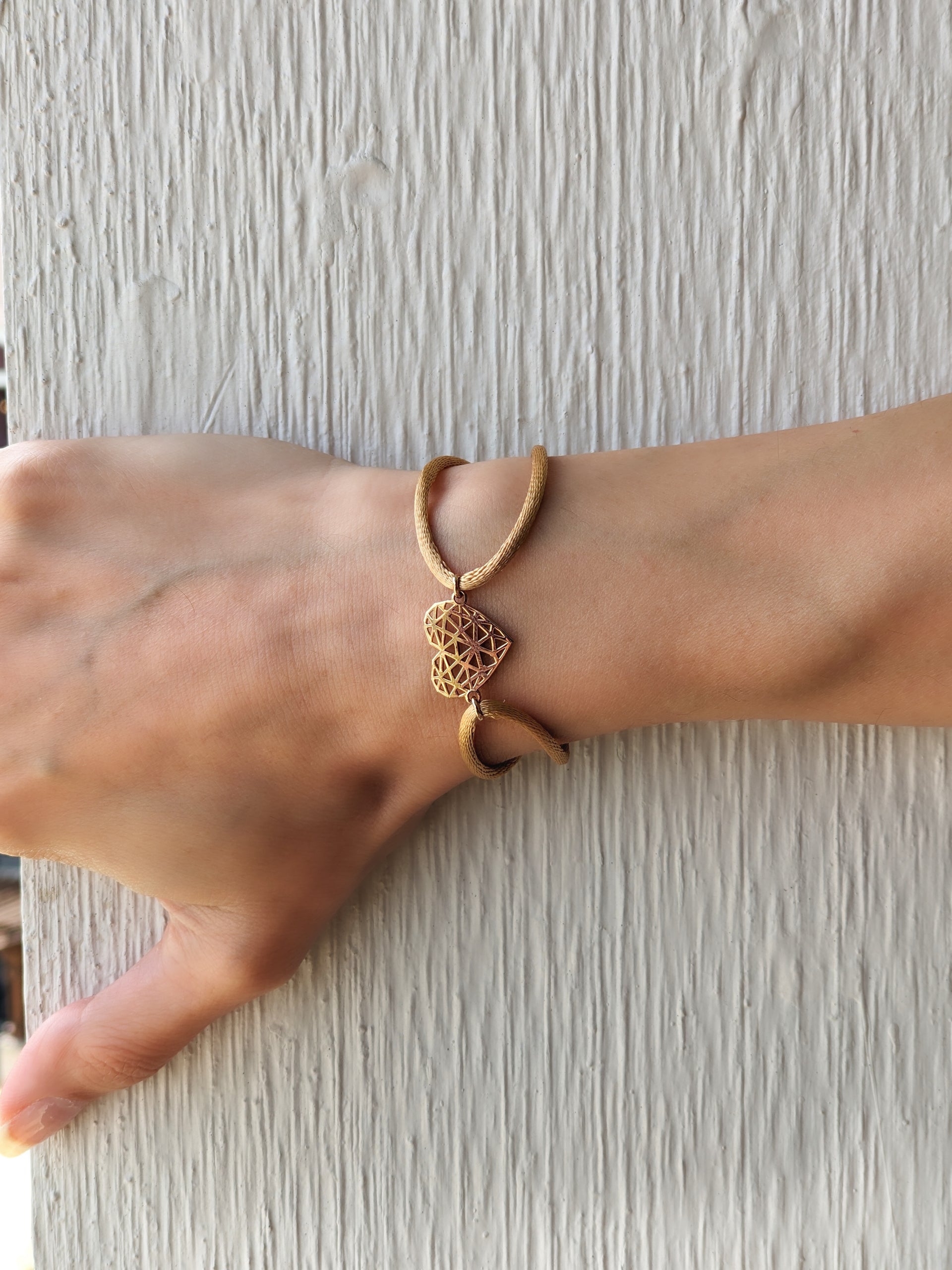 Gold Heart Bracelet