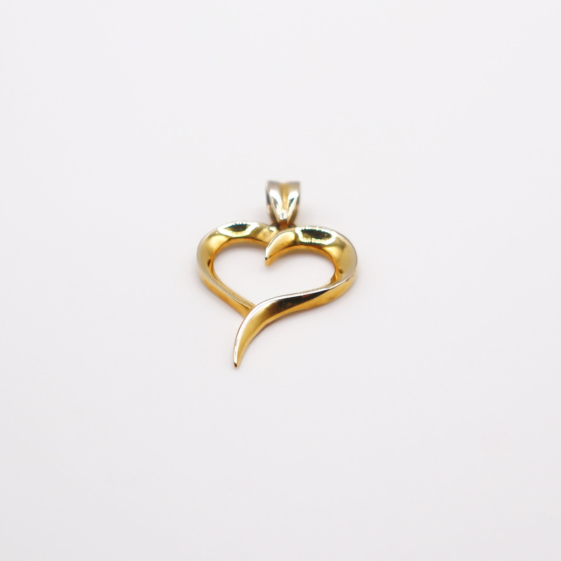 Large Gold Heart Pendant